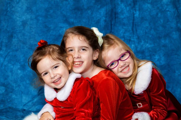 Three Sisters Christmas — Stock Photo, Image