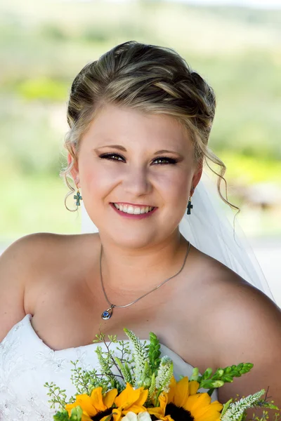 Portrait of a Beautiful Bride — Stock Photo, Image