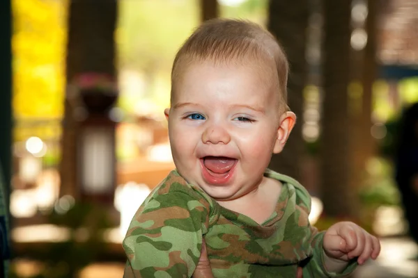 # Happy Camouflage Baby # — Stok Foto