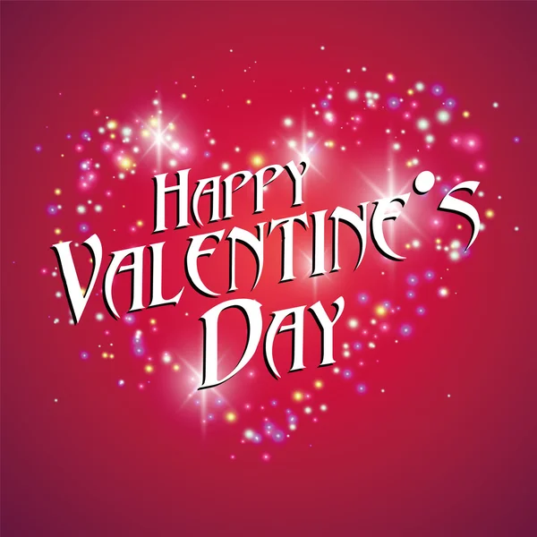 "Happy Valentine 's Day "font design, shiny gold components . — стоковый вектор