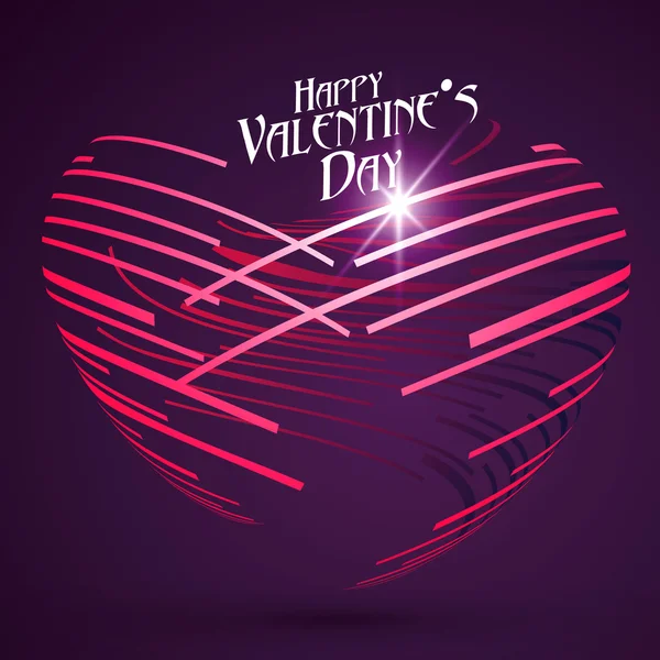 Absztrakt szív alakú mintázat, Valentin-nap üdvözlőlapok elérhető. — Stock Vector