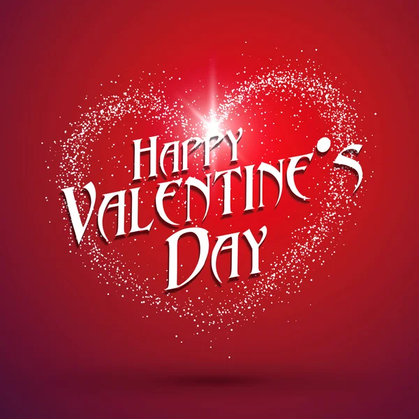 Szív alakú fény pontok, Valentin-nap üdvözlőlapok elérhető. — Stock Vector