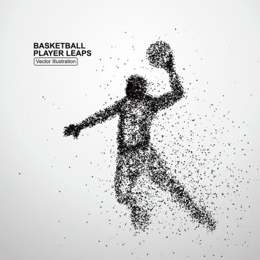 Parçacık kompozisyon, basketbolcu sıçramaları.