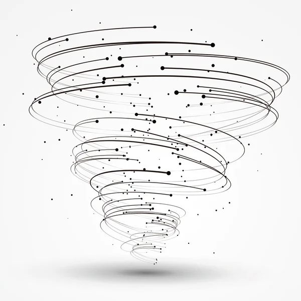 Vektör kasırga, soyut grafik.