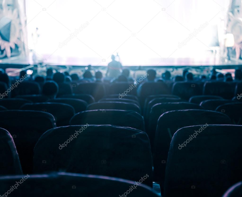 Cinema or theater in the auditorium,business background.