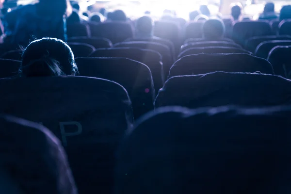 Cinema ou teatro no auditório, fundo de negócios . — Fotografia de Stock