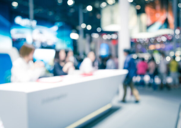 Pretty girls receptionist conference, business graphics.