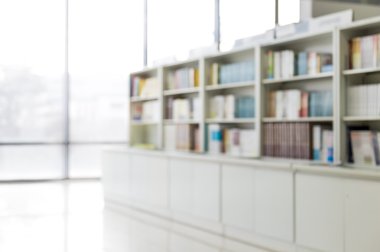 Kitaplık, bilgi okyanus, arka plan.