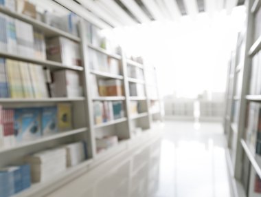 Kitaplık, bilgi okyanus, arka plan.