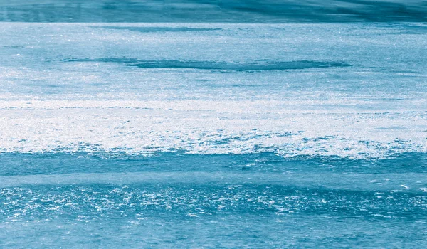 Nahaufnahme der Eisfläche, abstrakter Hintergrund. — Stockfoto