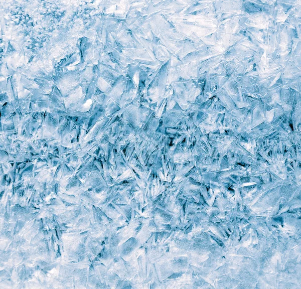 얼음 표면, 추상적인 배경의 클로즈업. — 스톡 사진