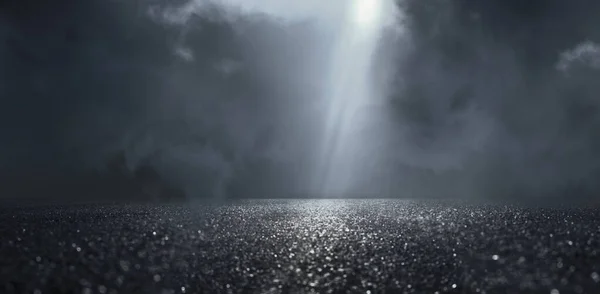 Abstract space background full of smoke.