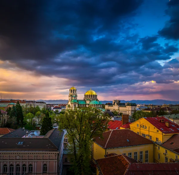Alexander Nevskij-katedralen i Sofia Bulgaria – stockfoto