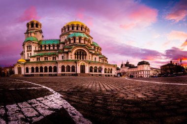 Alexander Nevsky Cathedral in Sofia Bulgaria clipart