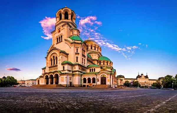 Alexander Nevski-kathedraal in Sofia Bulgarije — Stockfoto