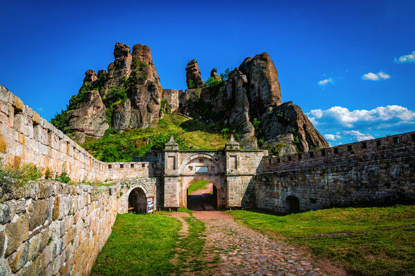 Belogradchik City Fortress and Cliffs in Bulgaria