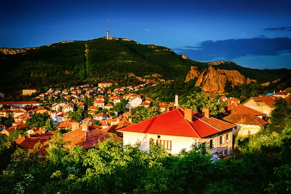 Fortezza e scogliere della città di Belogradchik in Bulgaria — Foto Stock