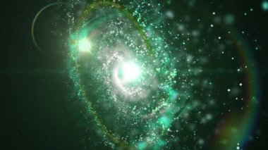 Parlak, sarmal bir galaksi uzayda döner, plazma, enerji ve ışıkla oynar. Bu animasyonu bazı astrolojik ve kozmik projelerinizde kullanabilirsiniz, ya da arka plan olarak kullanabilirsiniz..