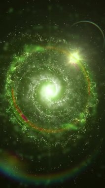 Parlak, sarmal bir galaksi uzayda döner, plazma, enerji ve ışıkla oynar. Bu animasyonu bazı astrolojik ve kozmik projelerinizde kullanabilirsiniz, ya da arka plan olarak kullanabilirsiniz..