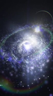Parlak, sarmal bir galaksi uzayda döner, plazma, enerji ve ışıkla oynar. Bu animasyonu bazı astrolojik ve kozmik projelerinizde kullanabilirsiniz, ya da arka plan olarak kullanabilirsiniz..