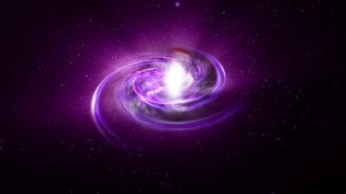 Parlak, sarmal bir galaksi uzayda döner, plazma, enerji ve ışıkla oynar. Bu animasyonu bazı astrolojik ve kozmik projelerinizde kullanabilirsiniz, ya da arka plan olarak kullanabilirsiniz..