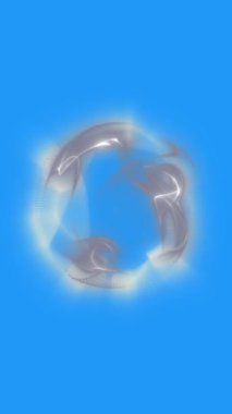 Etrafı enerji dalgalarıyla çevrili küresel bir madde. Bu video, bilim kurgu sahnelerini, teknoloji temalı sunumları veya enerjik ve görsel olarak çarpıcı bir soyut arkaplan gerektiren herhangi bir projeyi geliştirmek için mükemmeldir..