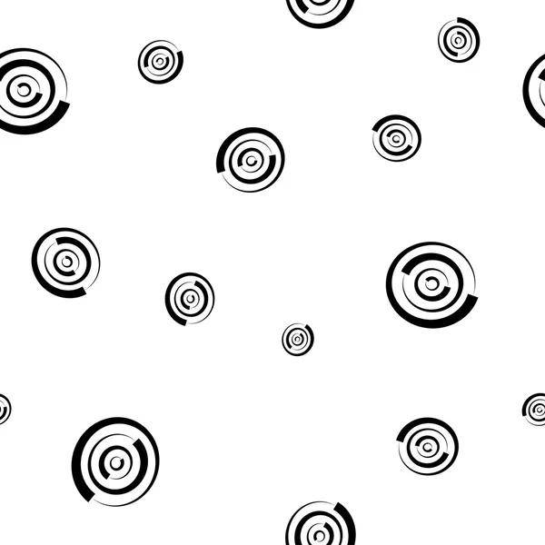 Polka dot Chaotic seamless pattern 3.03 — стоковый вектор