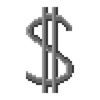 Burcu piksel dolar gri 10,06