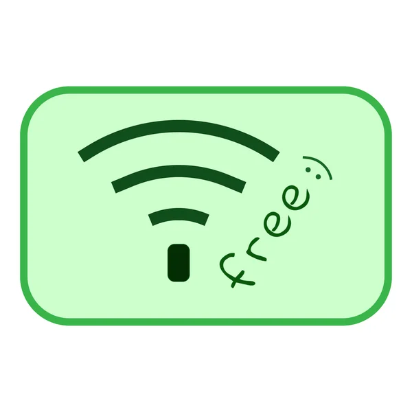 무료 Wi-Fi 표지판 4.04 — 스톡 벡터