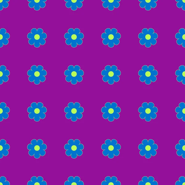 Fleurs motif géométrique sans couture 32.06 — Image vectorielle