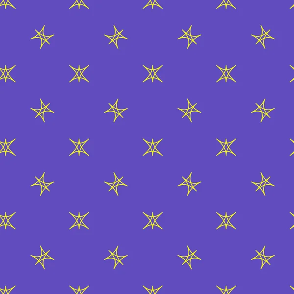 Sterne geometrisches nahtloses Muster 48,06 — Stockvektor
