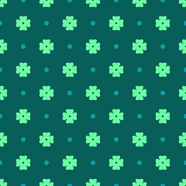 Fleurs motif géométrique sans couture 69.06 — Image vectorielle