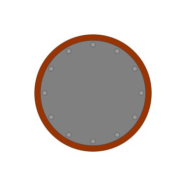 Gümüş yuvarlak 23.07 işareti kalkan