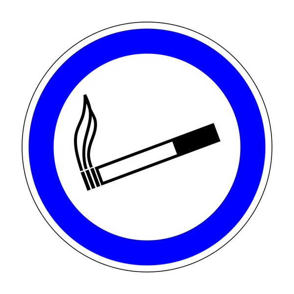 Sign place for smoking 10.07 — Stock Vector