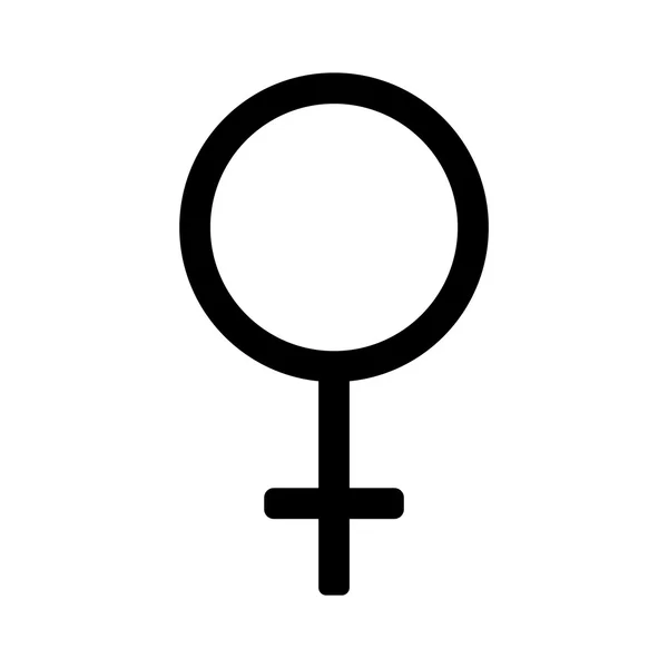 Signo de género espejo de Venus 33.07 — Archivo Imágenes Vectoriales