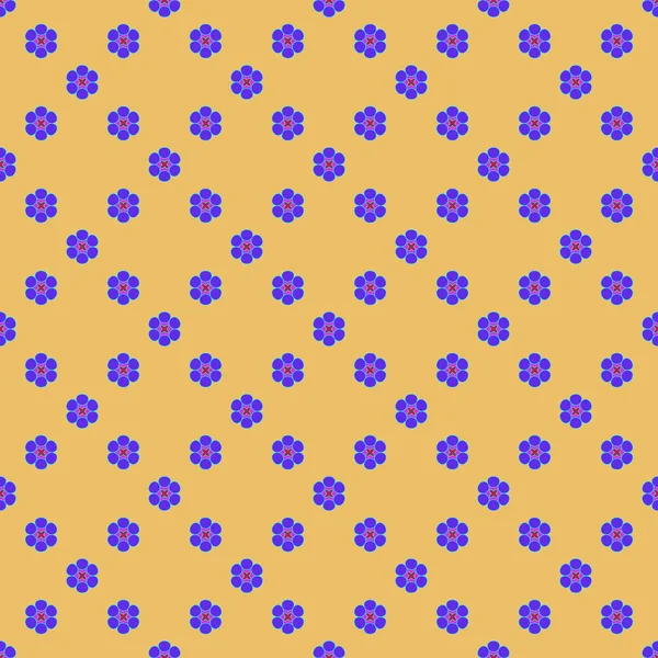 Květiny geometrický vzor bezešvé 28.07 — Stockový vektor