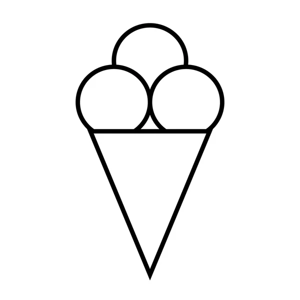 Ice cream symbol 11.07 — Stockový vektor
