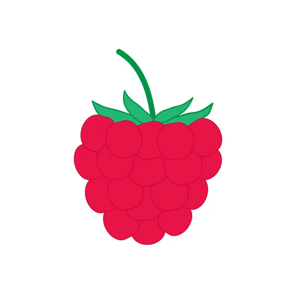 Sign flat raspberry 40.07 — Stock Vector