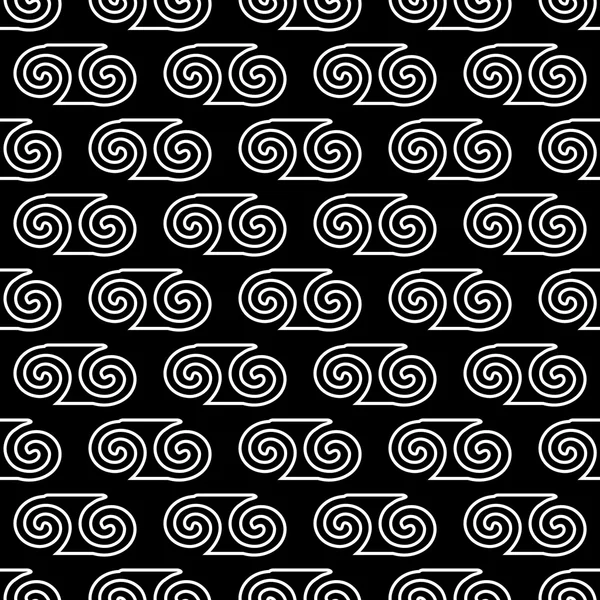 Modèle sans couture géométrique en spirale 25.08 — Image vectorielle