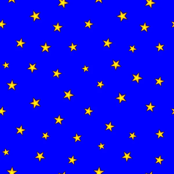 Star chaotique motif sans couture 49.08 — Image vectorielle