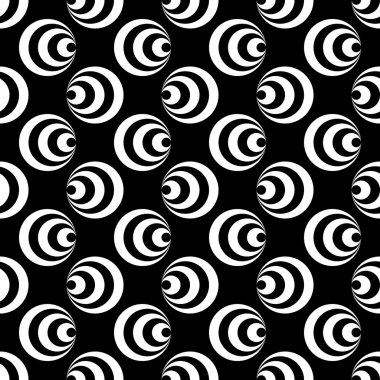 Polka nokta ve daire geometrik dikişsiz desen 37,09