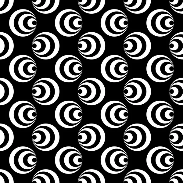 Pois et cercle géométrique motif sans couture 37.09 — Image vectorielle