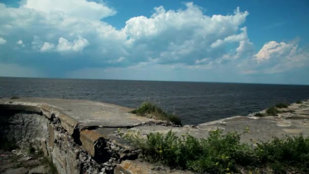 Kronstadt ancienne forteresse militaire de Fort RIF — Video