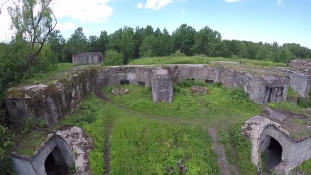 Fort Rif Tahkimatı Yüzyılda Inşa Edilmiş — Stok video