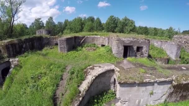 Fort Rif Tahkimatı Yüzyılda Inşa Edilmiş — Stok video