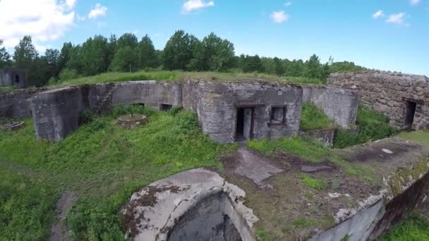 Versterkingen Van Het Fort Rif Gebouwd Eeuw — Stockvideo