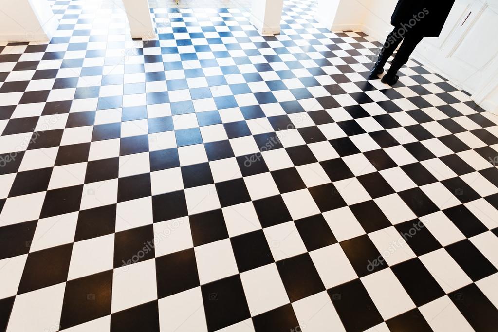 Piso blanco y negro — Fotos de Stock © BRANKOBJOVANOVIC@gmail.com