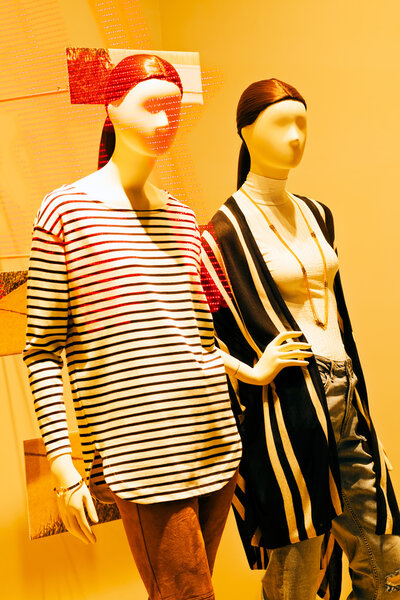 mannequins in the window