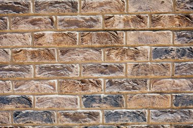 Parlak tuğla duvara odaklan