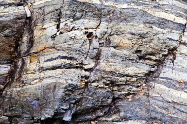 Çapraz kesitli taş duvar, derin alan derinliğine dikkat edin.